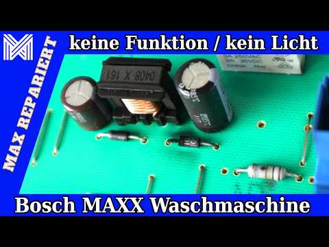 Bosch Maxx Waschmaschine ohne Funktion - kein Licht keine Reaktion