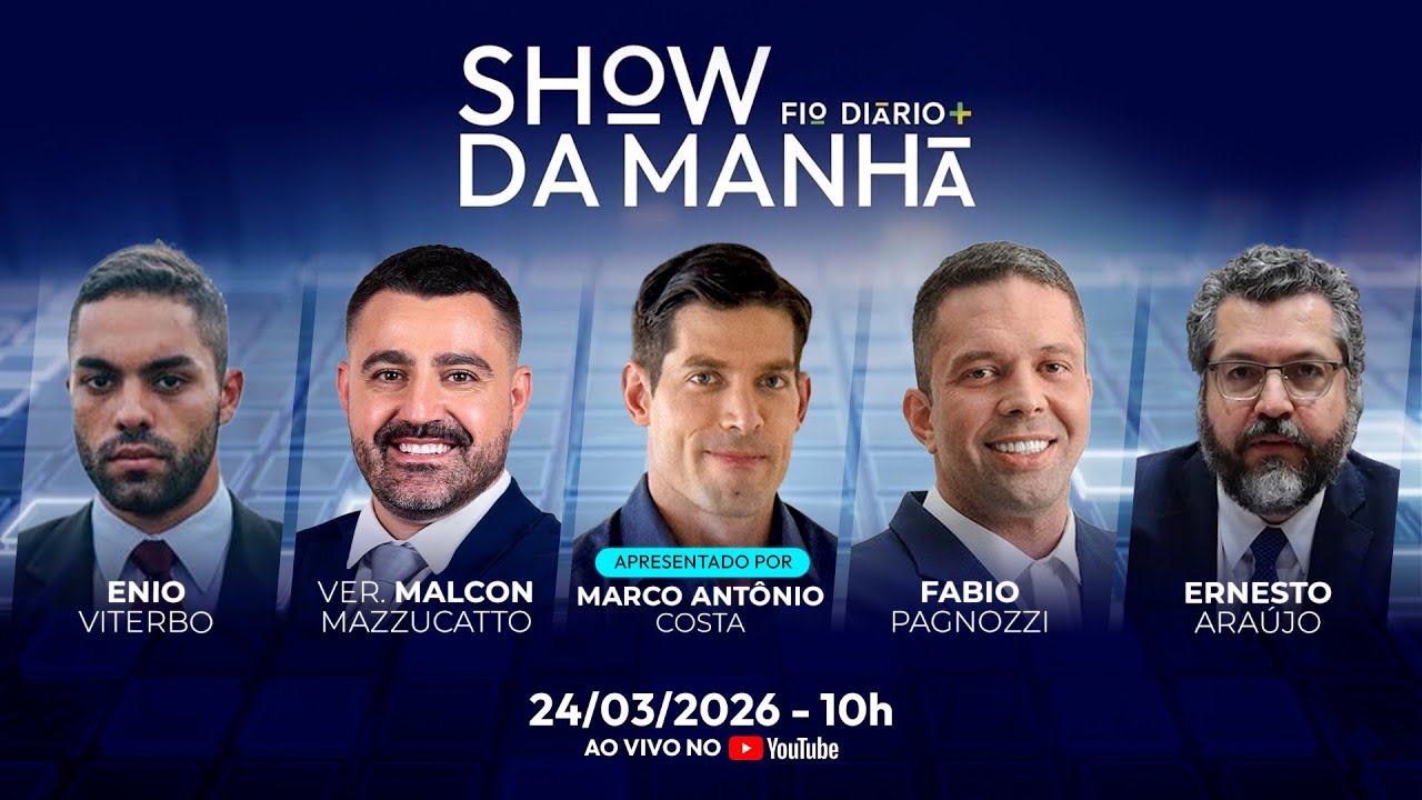 SHOW DA MANHÃ - URGENTE: BOLSONARO PODE DEIXAR A PRISÃO. O COMEÇO DO FIM DE MORAES - 24/03/2026