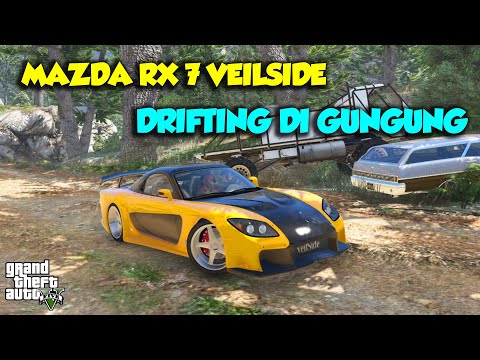 Review Mobil Han Tokyo Drift Mazda RX 7 Veilside DRIFTING di GUNUNG - GTA V SULTAN UPIN IPIN SPESIAL