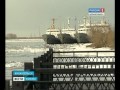 В акватории порта "Архангельск" спасатели с воздуха оценили масштаб ...