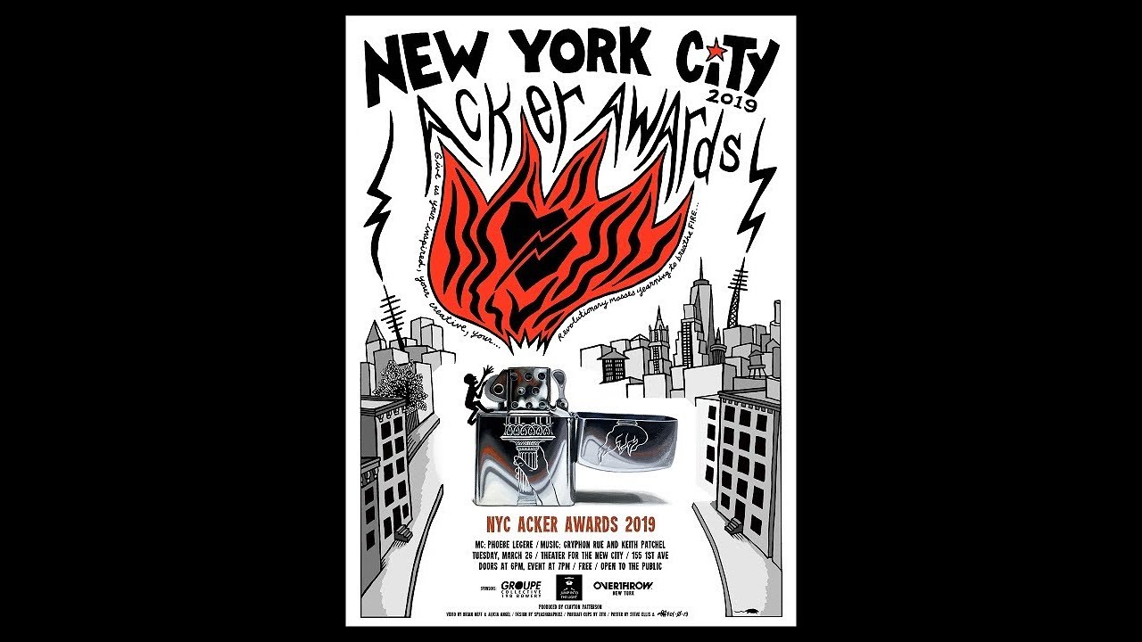 2019 ACKER AWARDS March 26 2019 at THEATER FOR THE NEW CITY