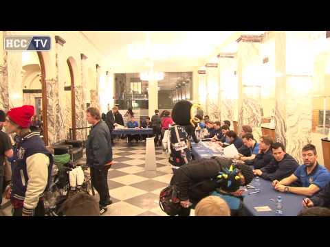 14.01.2015 Séance de dédicaces du HCC à la BCN de La Chaux-de-Fonds