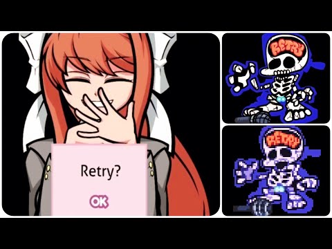 Doki Doki Takeover in FNF | Best Game Over Screen - Friday Night Funkin'