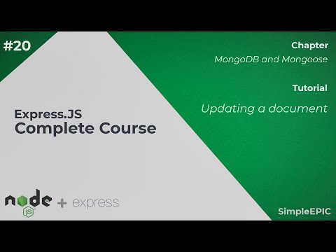 Express JS Complete Course #20 - Updating a document