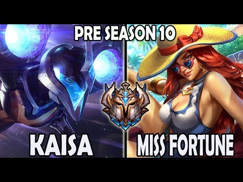 Teddy KAISA vs MISS FORTUNE [ ADC ] Lol Challenger Korea