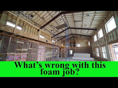 Barndo 214 Foam and drywall - The Barndominium Show E157