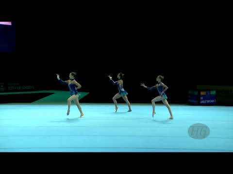 France (FRA) - 2018 Acrobatic Worlds, Antwerpen (BEL) - Dynamic  Women's Group