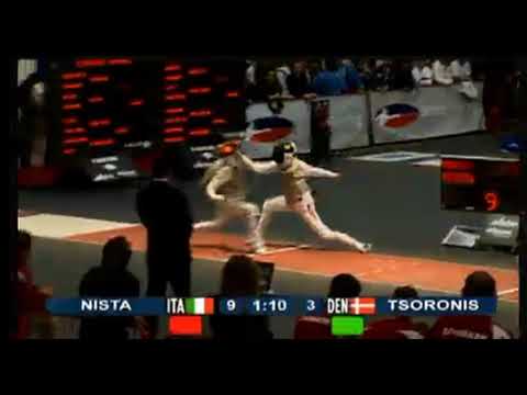 Belfast World Championships 2009 CMF - L16 - Nista ITA v Tsoronis DEN