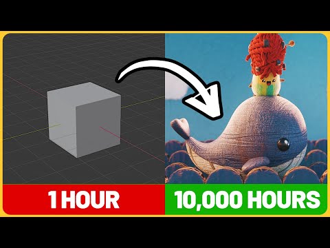I Spent 10,000 HOURS on one Blender Project!?