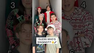 GUESS WHO’S SINGING?!? 🤔🎄🎅🏻 LAST DAY to Pre-save our new Christmas song! #shorts