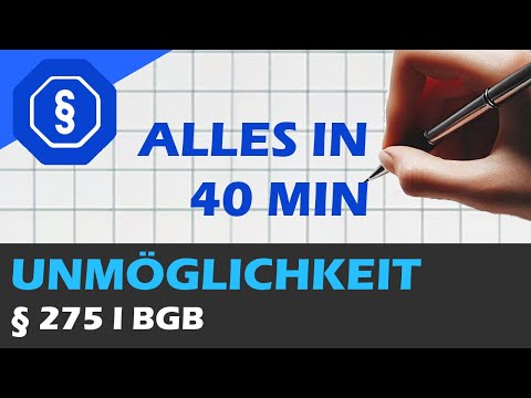 Everything about impossibility according to § 275 I - Law of Obligations AT 08