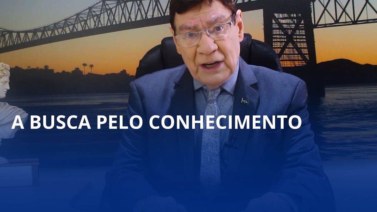 A busca pelo conhecimento é o tema do comentário