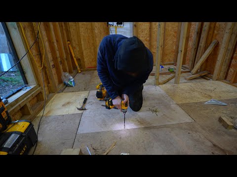 Self Building a Tiny House, Floor Structure Explained -  30sqm/322sqft