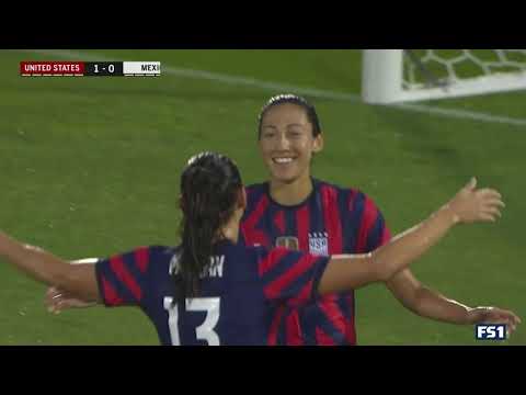 USWNT vs. Mexico: Christen Press First Goal - July 1, 2021