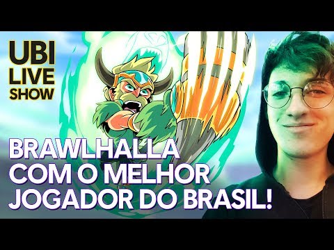 BRAWLHALLA NO MAIS ALTO NÍVEL COM O FIEND BR!   Ubi LIVE SHOW!