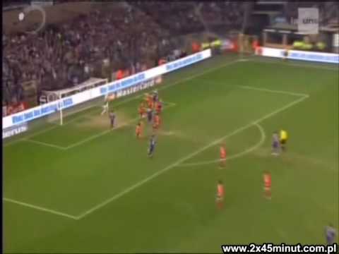 Anderlecht - Zulte-Waregem bramka Wasilewskiego 07.03.2009