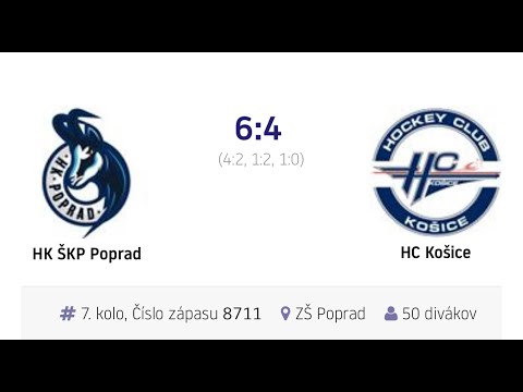 Región východ nadstavba 1-5 8.ŠHT  HK ŠKP Poprad vs HC Košice