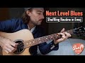 Next Level Blues Shuffling Full 12 Bar Practice Routine In E