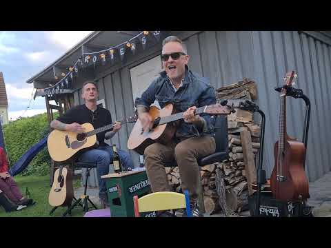 Dave Hause and Tim Hause - Autism vaccine blues acoustic, Berlin 1.8.21 (late show)
