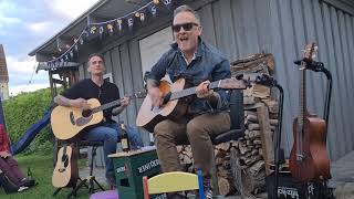 Dave Hause and Tim Hause - Autism vaccine blues acoustic, Berlin 1.8.21 (late show)