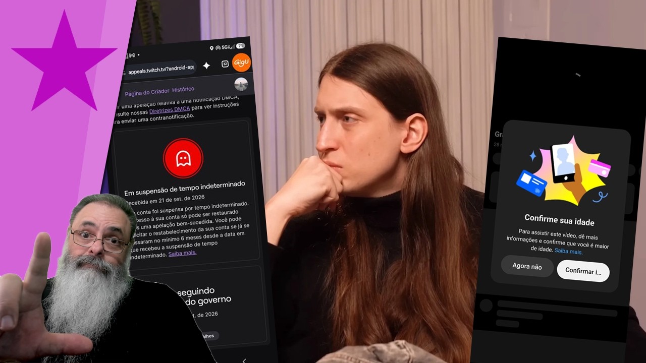 LEI FELCA leva a ONDA de BANIMENTO de CONTAS na TWITCH e LIMITAÇÕES no YOUTUBE
