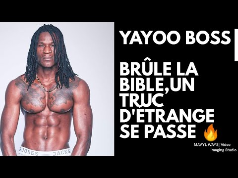 YAYOO BOSS brûle la Sainte Bible et son alarme se déclenche