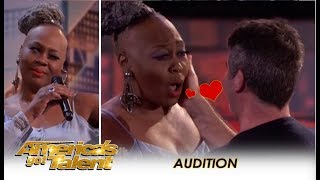 Simon Cowell Falls In LOVE With &#39;Ms. Trysh&#39; But Then... | America&#39;s Got Talent 2018