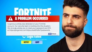 my fortnite account was hacked...