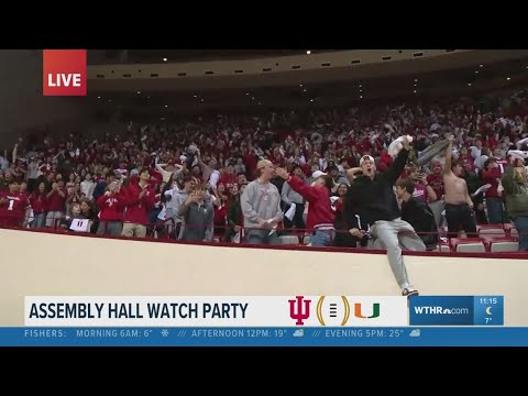 Pure Chaos in Bloomington: Indiana Fans Celebrate College Football National Championship