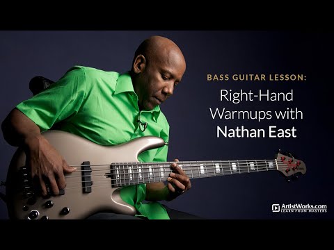 Bass Guitar Lesson: Right-Hand Warmups with Nathan East || ArtistWorks