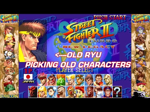 Super Street Fighter 2 Turbo New Legacy (Hack) - Selecting Stage and picking old characters