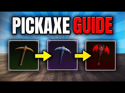 *NEW* PICKAXE PROGRESSION GUIDE in The Forge! (Roblox)