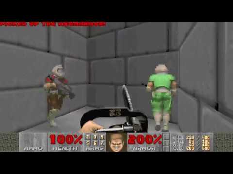 Doom II 4 players Coop Uv-Speed in 22:48 (JCD's pov)