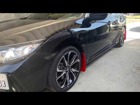 How To Install Rally Armor Mud Flaps On A 10th Gen Civic Si