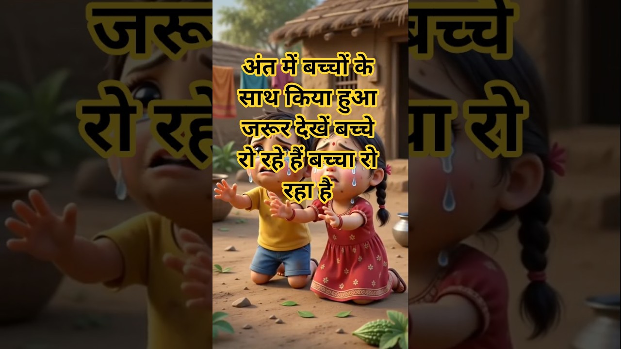 बच्चों को छोड़कर भाग गई उसकी मां🥺#funny #ai #comedy #video #lifeisbutadream