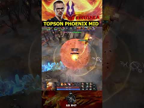 WHEN TOPSON DESTROY KIYOTAKA MID!  #dota2 #dota2shorts #dota2highlights #topson