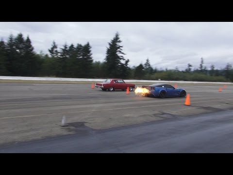 2014 NW street car challenge part 1 Fast cars drag racing / hooning