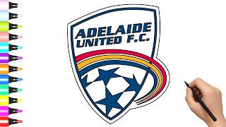 How to Draw Adelaide United FC Logo  - Sport Club Logo