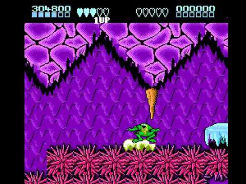 Let's Play Battletoads Stage 4 - Arctic Caverns