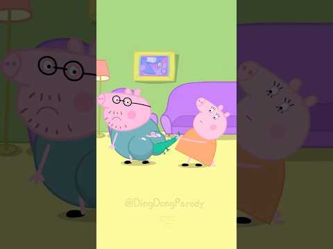 Mr. Dinosaur is stuck! 🦖 #funny #peppapig #animation #parody