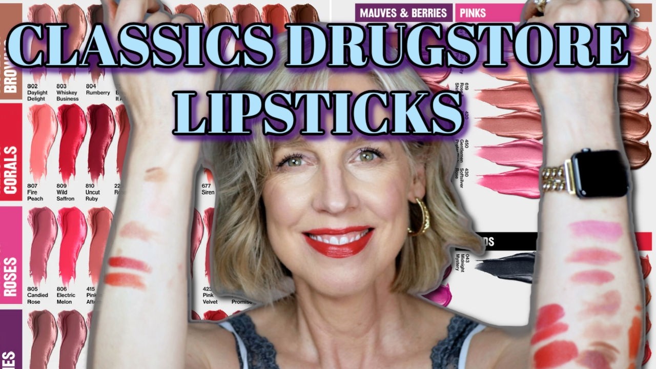 LET'S SWATCH LIPSTICKS! Revlon & Maybelline favorites 💋