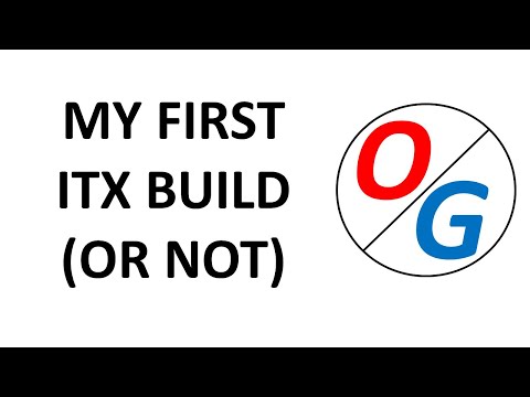 almost an ITX computer build