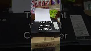 Epson L120 test print - manual nozzle check without Computer #viewfirst #shorts