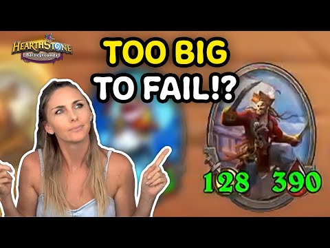 Is This GIANT Cleave Too Big to FAIL?! - Hearthstone Battlegrounds