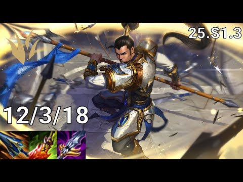 Xin Zhao Jungle vs Diana - EUW Master | Patch 25.S1.3