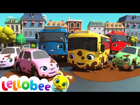 Carwash Song!! | Nursery Rhymes & Baby Songs! - Lellobee