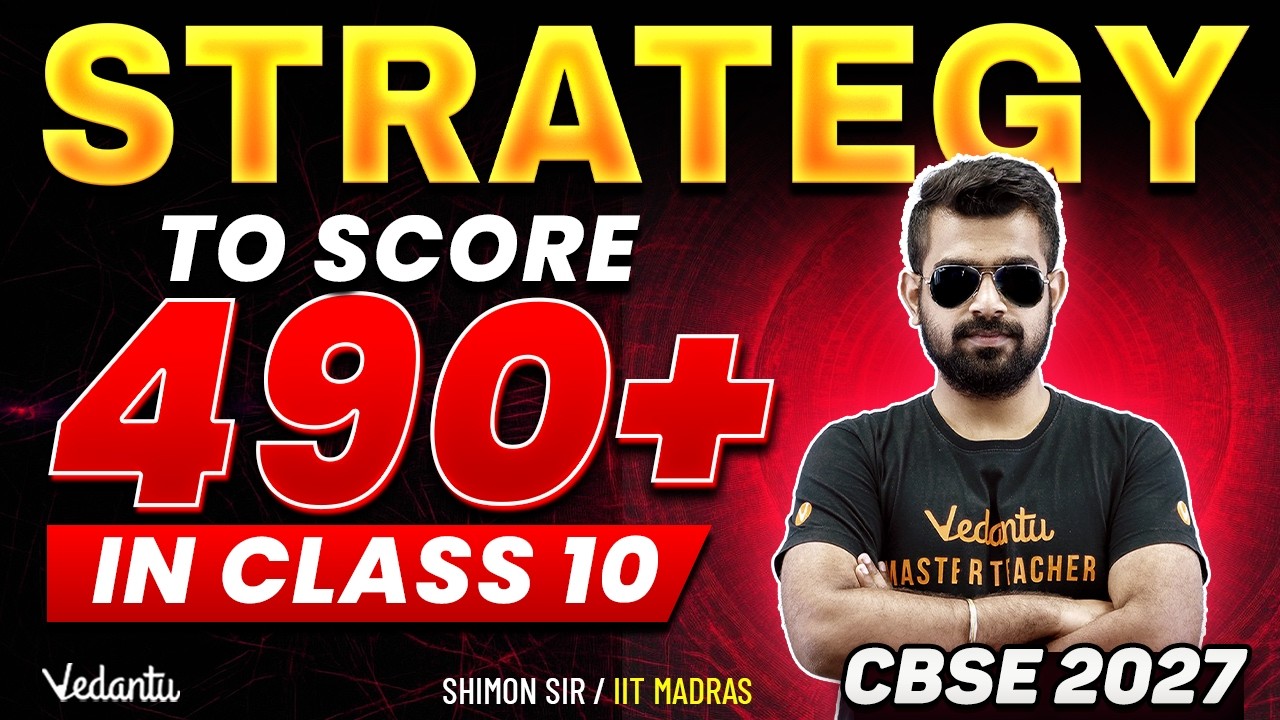 Strategy to Score 490+ in class 10 | CBSE 2027 🔥 Shimon Sir