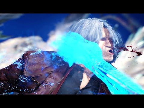 Devil May Cry 5 - Nero Transforms & Slaps Dante Cutscene (DMC5 2019) PS4 Pro