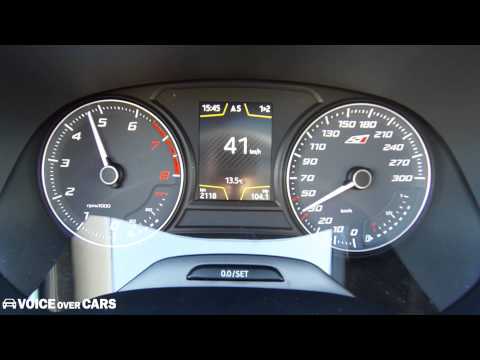2015 Seat Leon ST Cupra Sound - 0-100 km/h Tachovideo - Will it Drift?