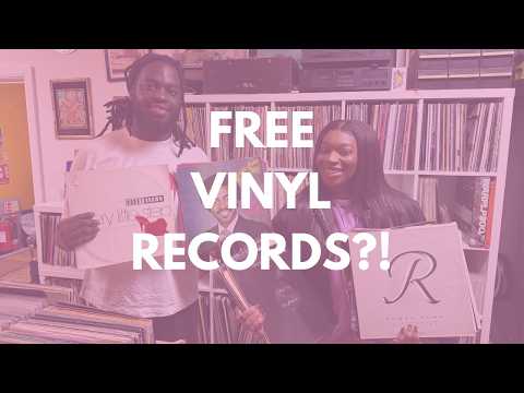 Crate Digging for FREE Vinyl… Here’s What We Found | VLOG